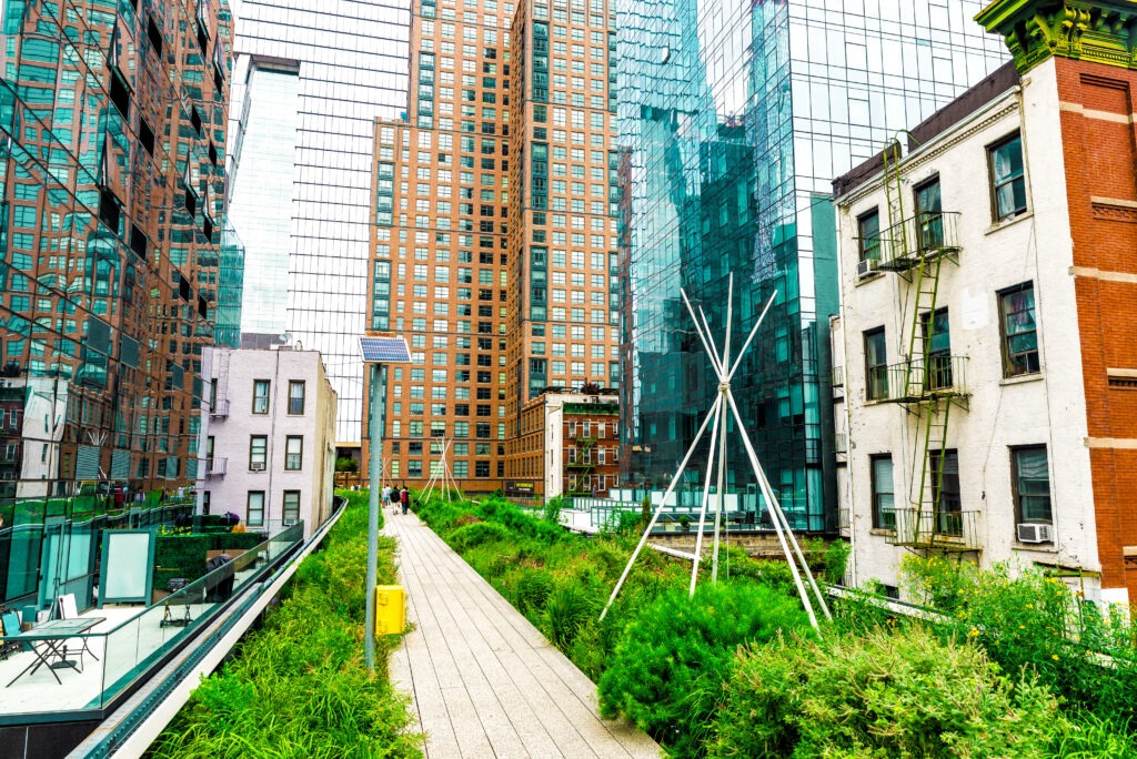 High Line Park  City trip to New York