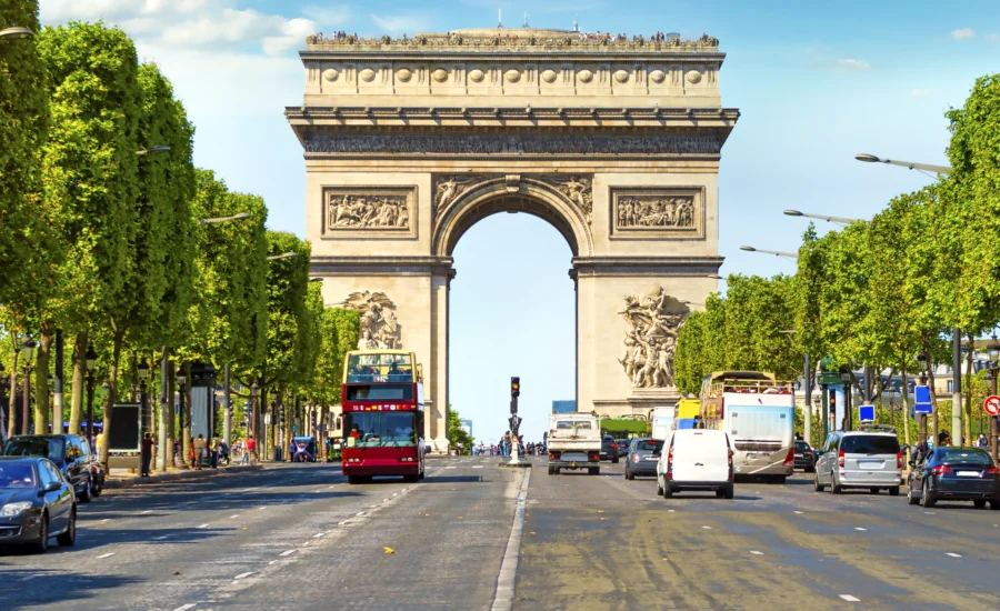 Arc de Triomphe parijs, parijs bezoeken