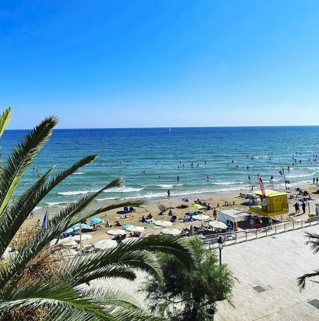 Strand van Sant Sebastià barcelona