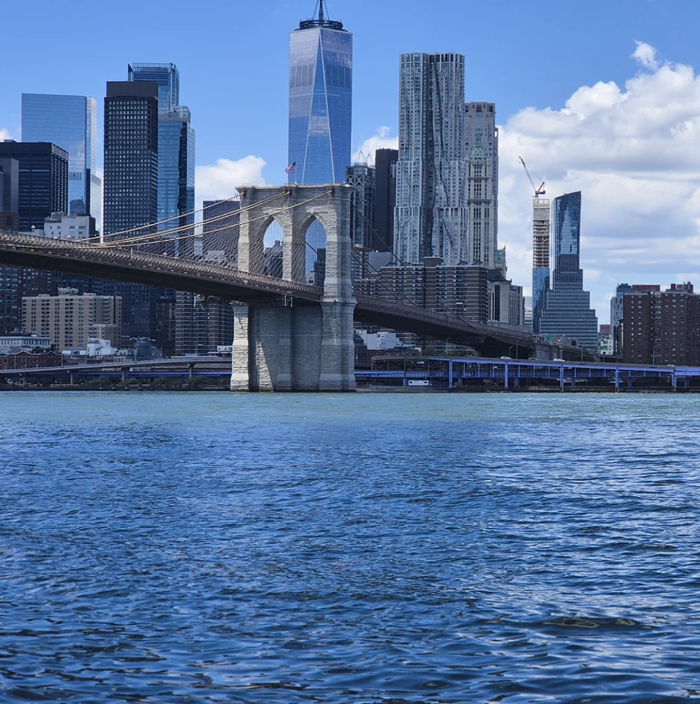 the Brooklyn Bridge