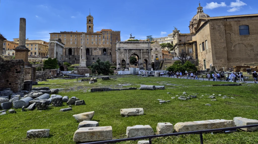 Bogen des Septimius, Forum Romanum in Rom