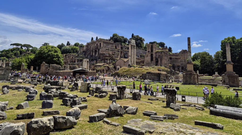 Forum Romanum in Rom, Palatinischen Hügel