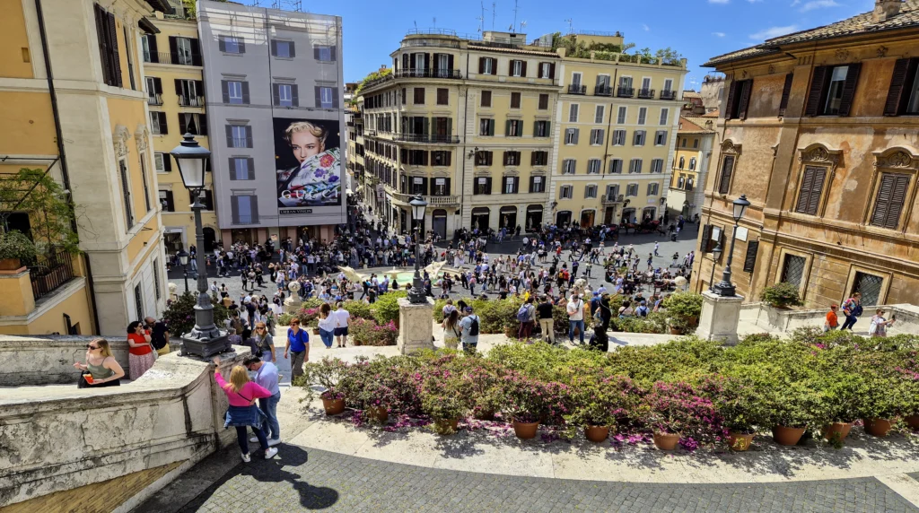 The Spanish Square in Rome