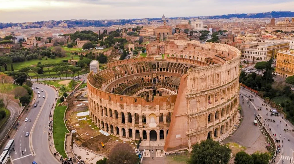 sights in Rome, the Colosseum in Rome