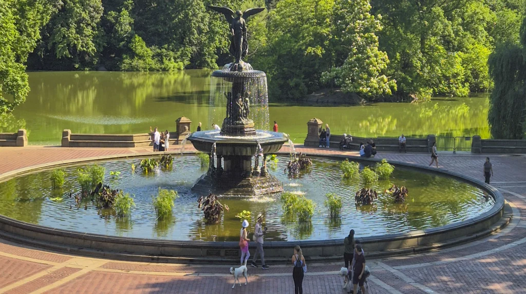 Bethesda Terrace en Fountain in Central Park