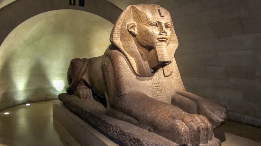 Grote Sfinx van Tanis-louvre-parijs