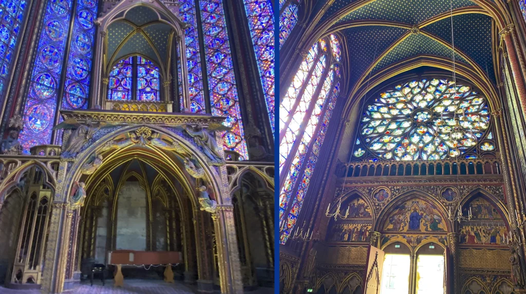 De bovenkapelSainte-Chapelle in Parijs Sainte-Chapelle in Paris