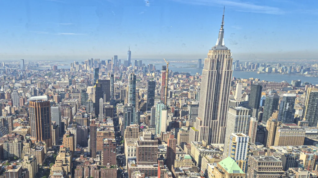 Empire State Building-New York Manhattan Stedentrip naar New York City trip to New York Städtereise nach New York observatiedekken observatiedek
