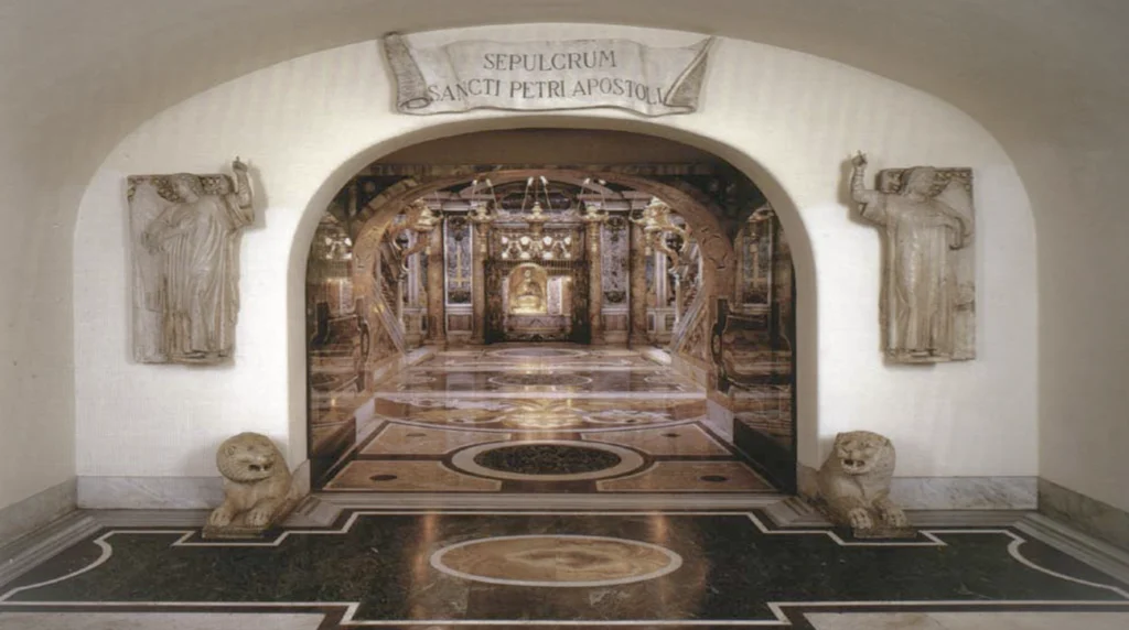 Das Grab des heiligen Petrus
