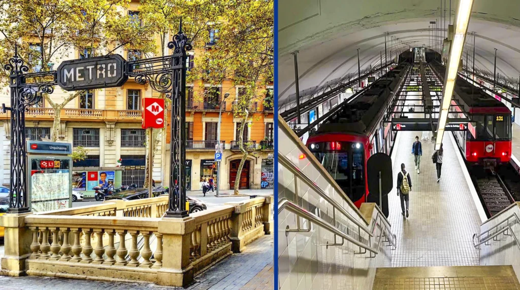 Metro in Bacelona