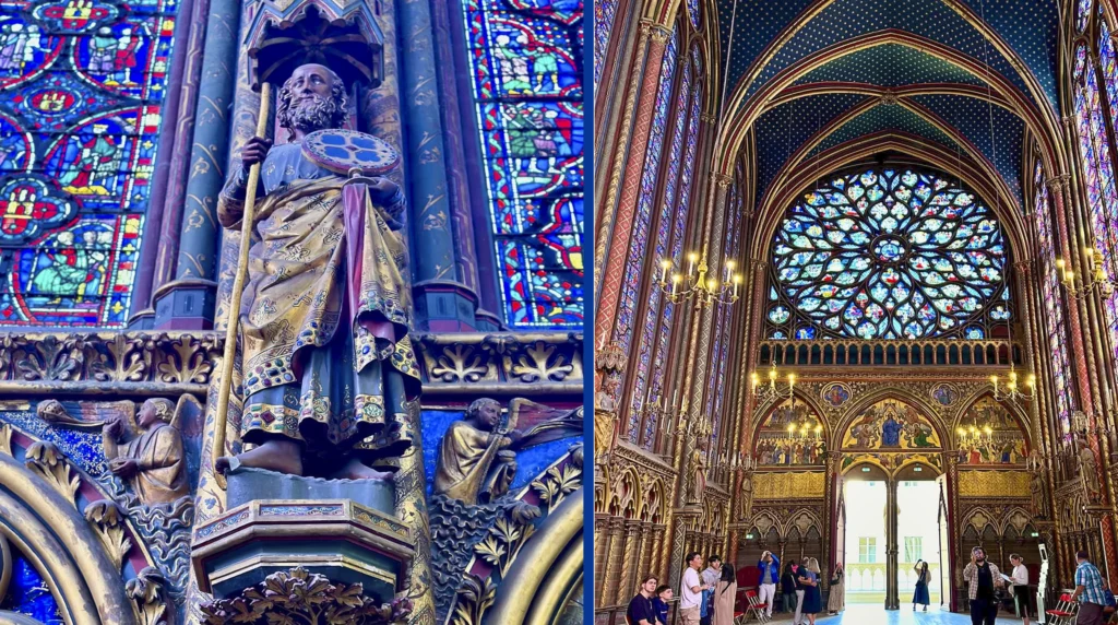 Sainte-Chapelle in Parijs Prachtige details-Sainte-Chapelle in Paris