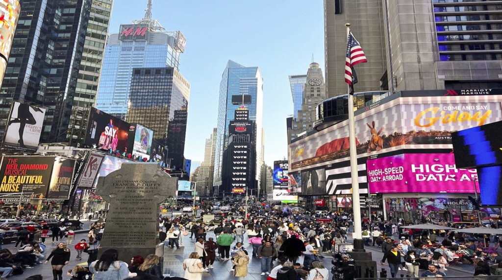 Times Square Midtown Manhattan Stedentrip naar New York City trip to New York Städtereise nach New York