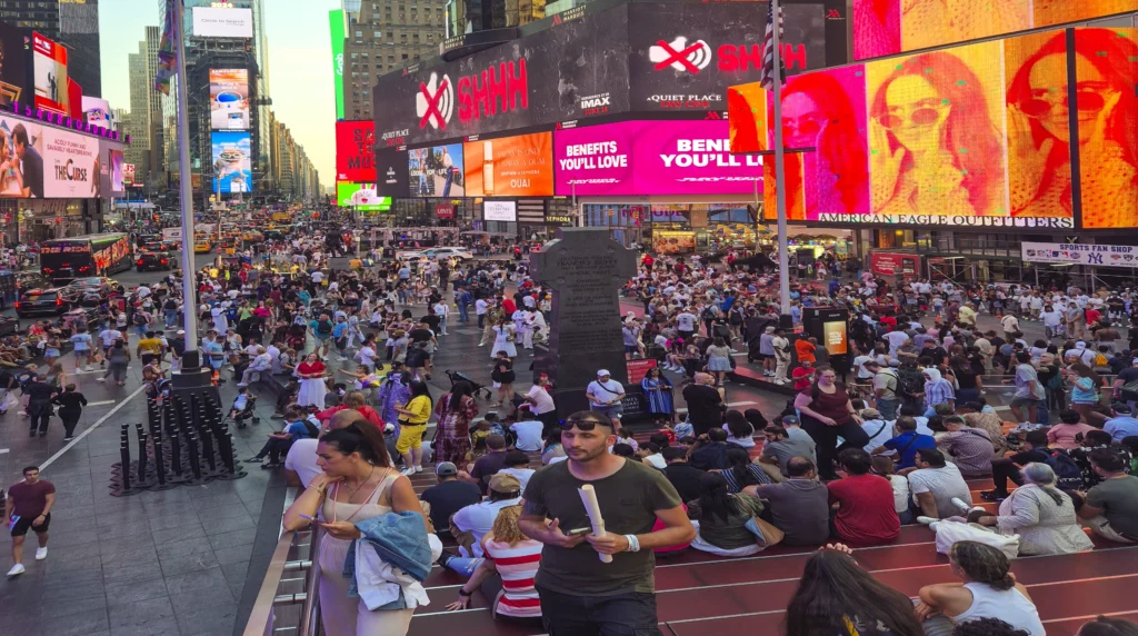 Time Square Hell's Kitchen in New York Stedentrip naar New York City trip to New York Städtereise nach New York