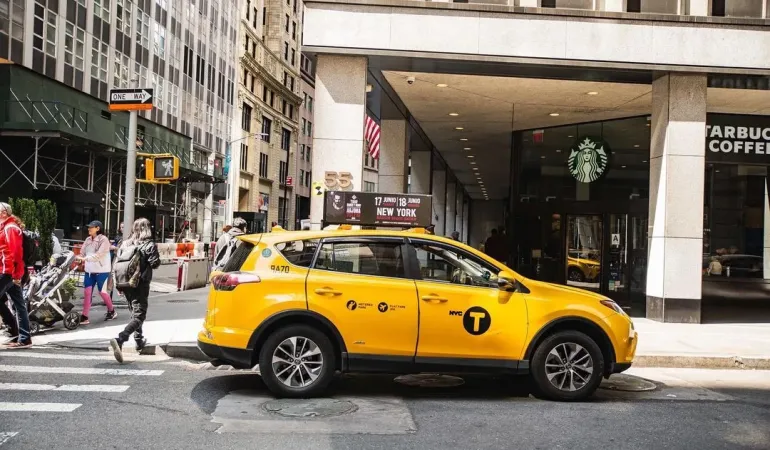 taxi in New York cab in New York