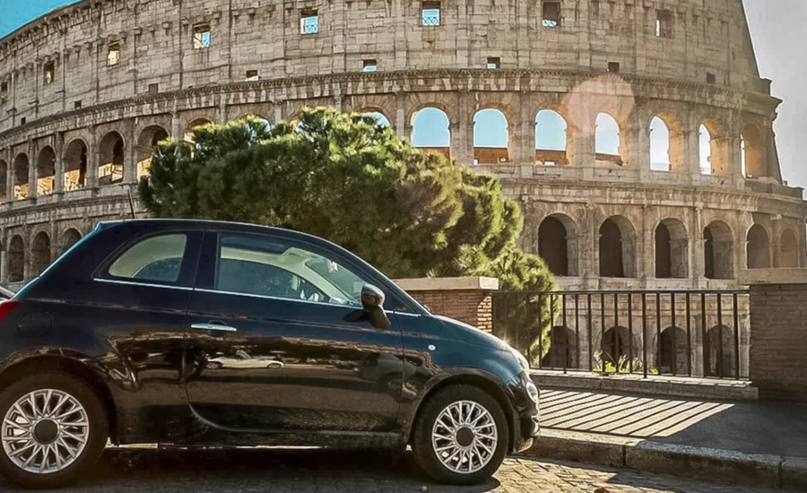 Rent a car in Rome