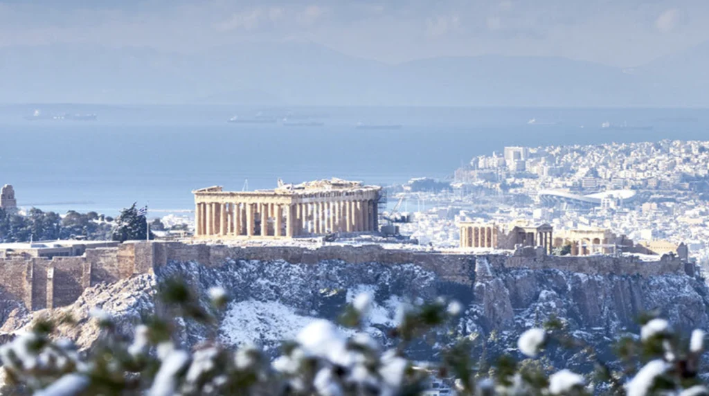 winter in Athene