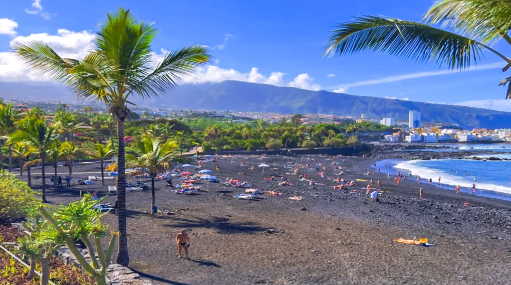 stranden op Tenerife-Playa Jardín
