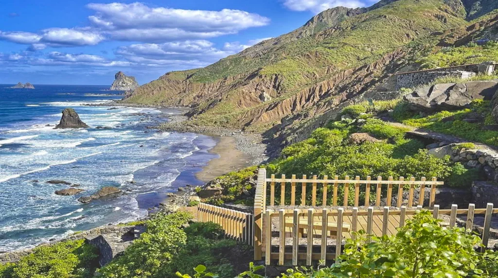 stranden op Tenerife-Playa de Benijo