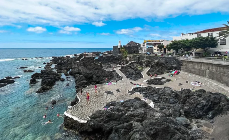 Natural pools in Tenerife