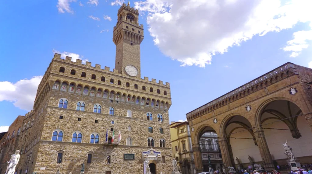 Palazzo Vecchio in Florence stedentrip naar Florence Piazza della Signoria