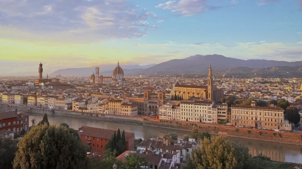 Piazzale Michelangelo in Florence stedentrip naar Florence