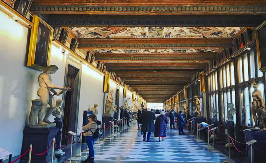 Uffizi Museum in Florence, city break to Florence, Galleria degli Uffizi