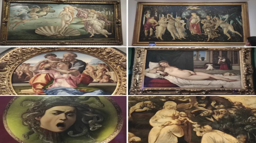 sights at the Uffizi Museum