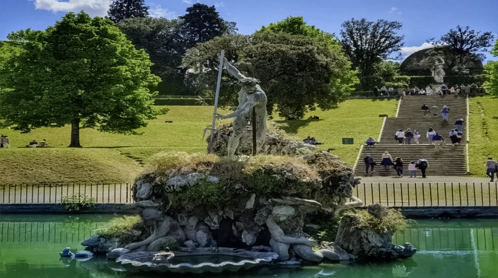 Fontana del Nettuno-Giardino di Boboli - Die Boboli-Gärten in Florenz