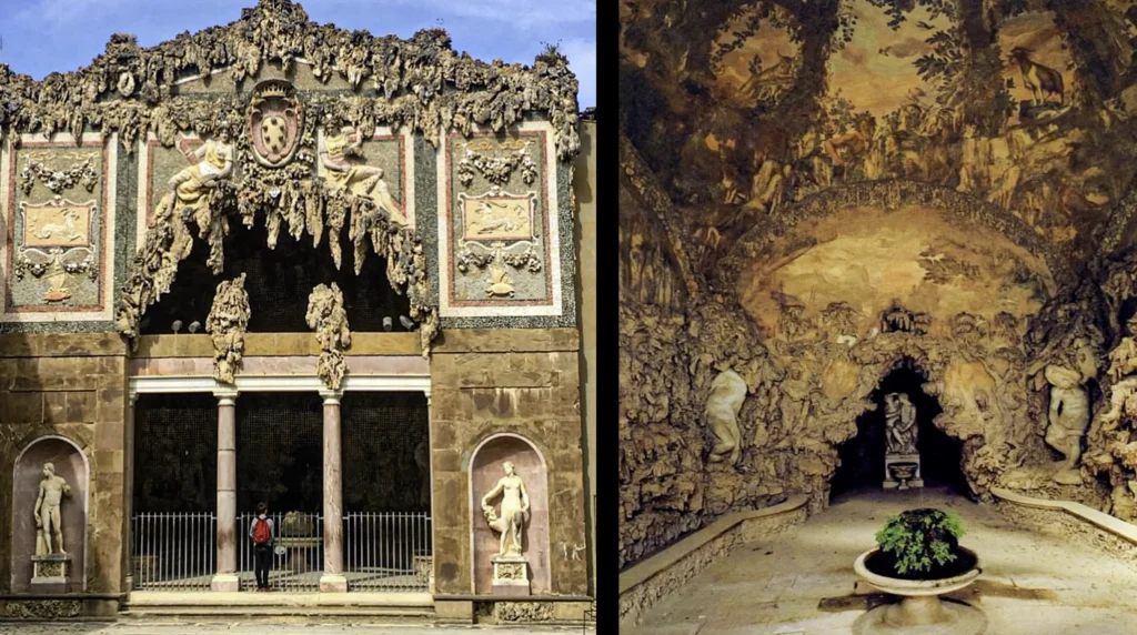 Grotta del Buontalenti-Giardino di Boboli - Die Boboli-Gärten in Florenz
