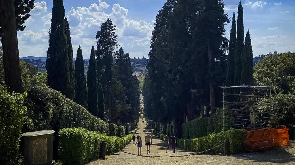 Viottolone-Giardino di Boboli - Die Boboli-Gärten in Florenz
