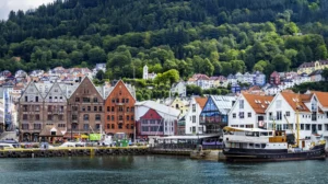 The-city-of-Bergen-in-Norway
