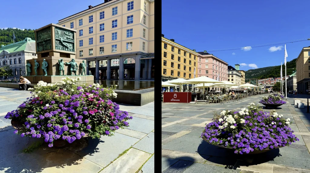 Torgallmenningen in bergen-Noorwegen