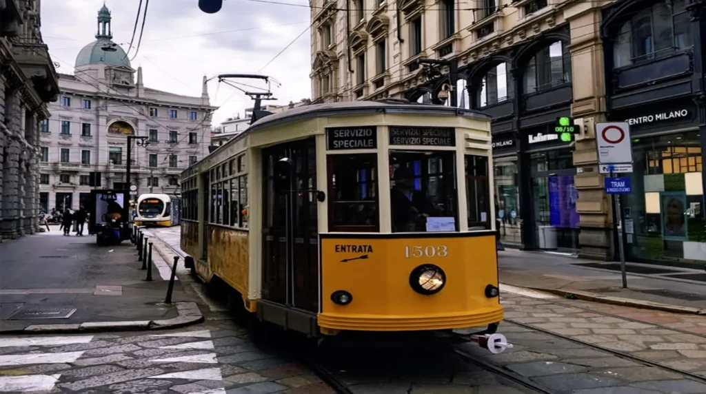 tram in Milan