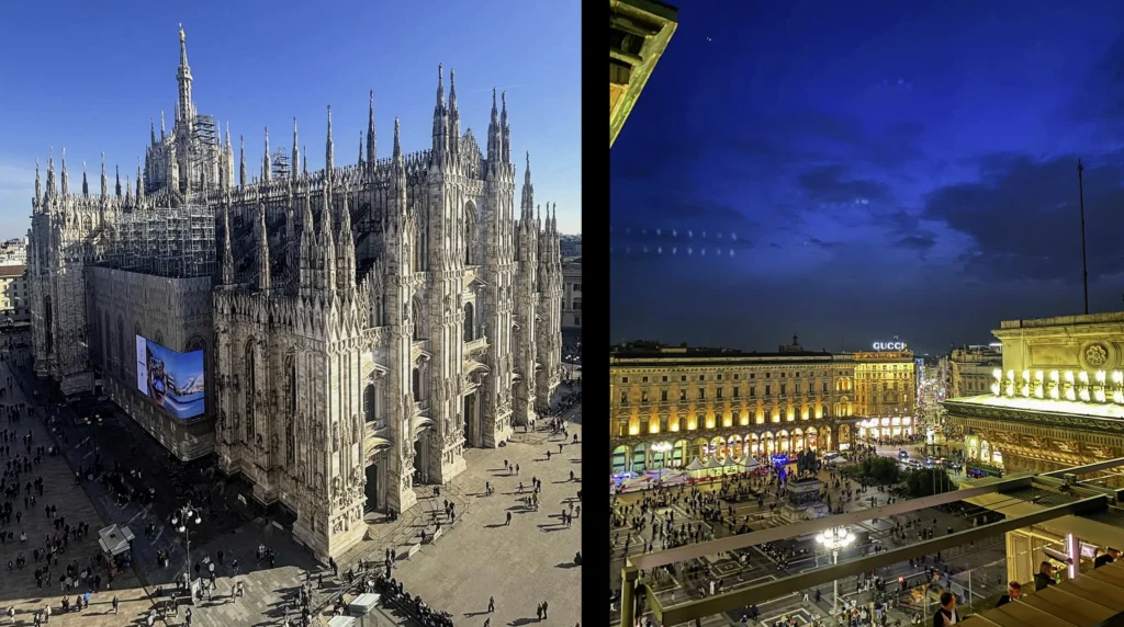 Uitzicht vanaf HIGHLINE Milano