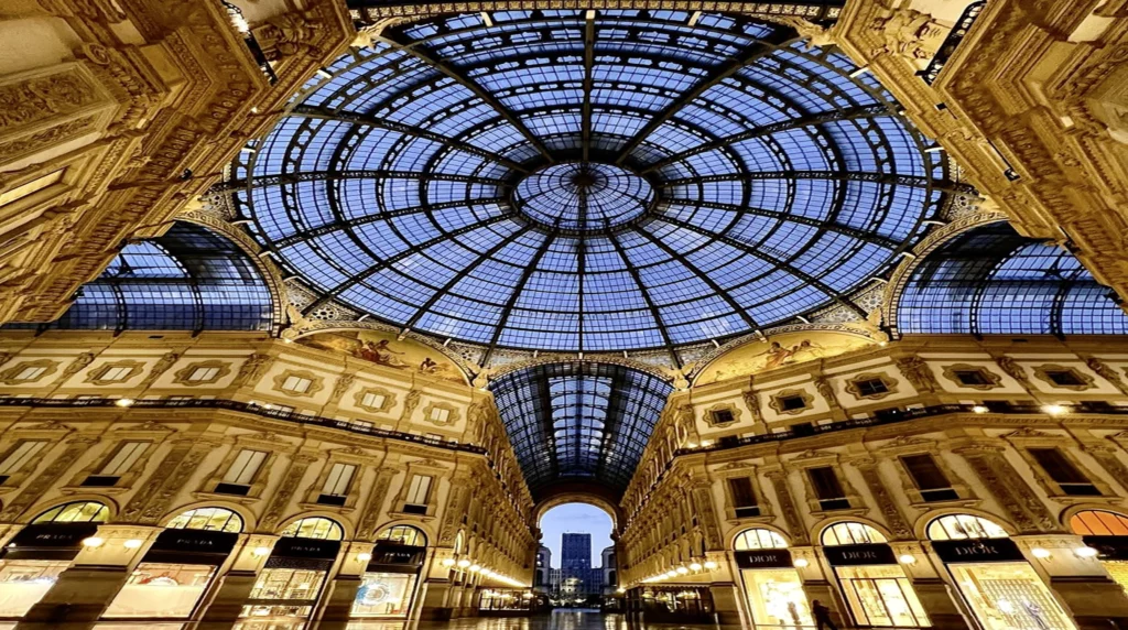 glazen koepel Galleria Vittorio Emanuele II