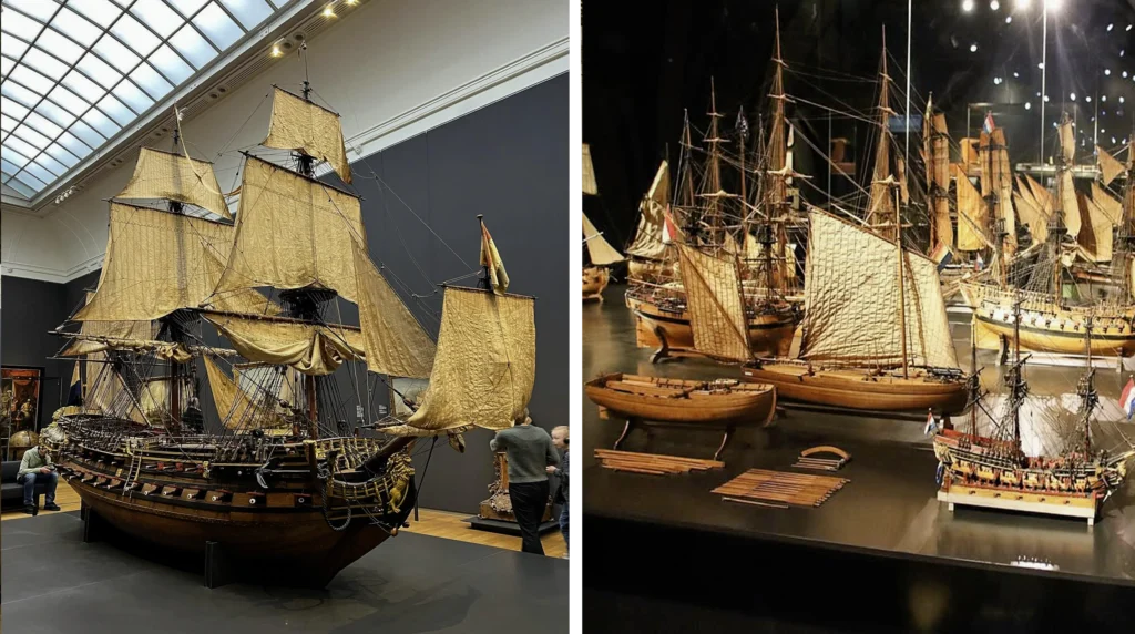 Saal der niederländischen Geschichte im Rijksmuseum in Amsterdam