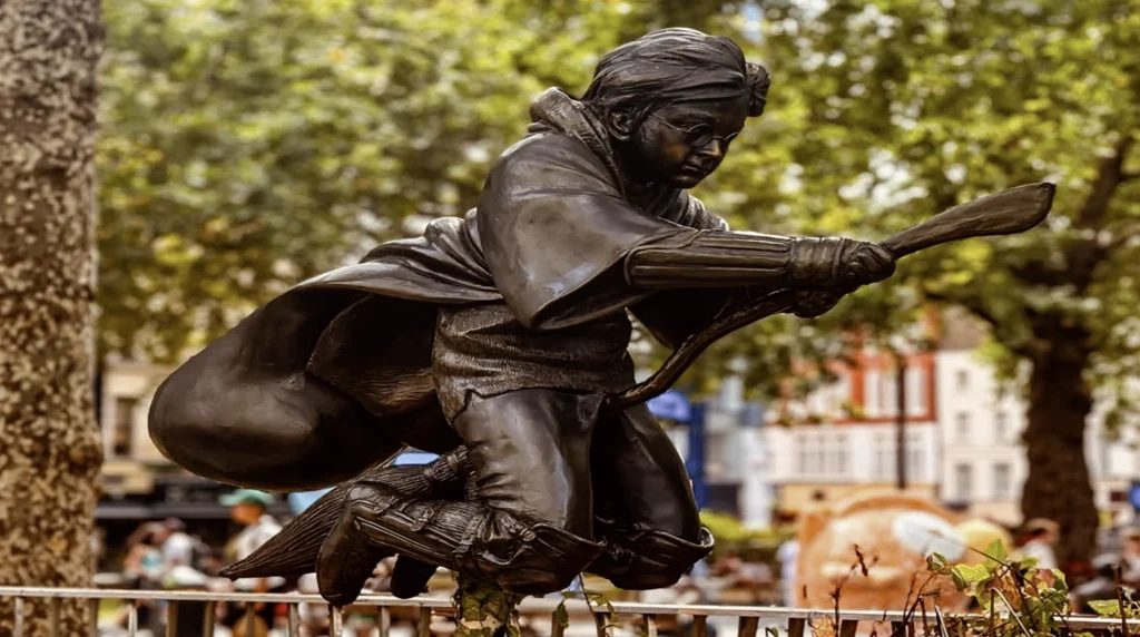 Harry Potter statue at Leicester Square