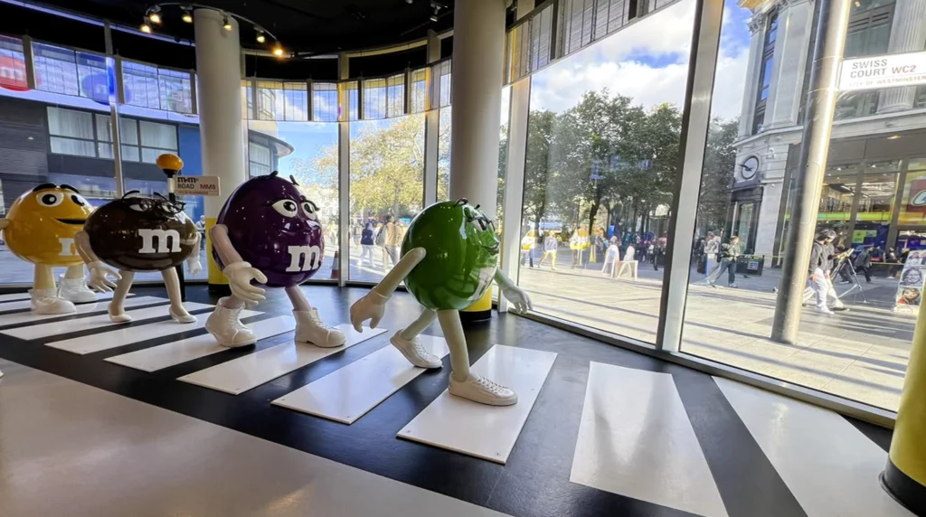 M&M’s store at Leicester Square