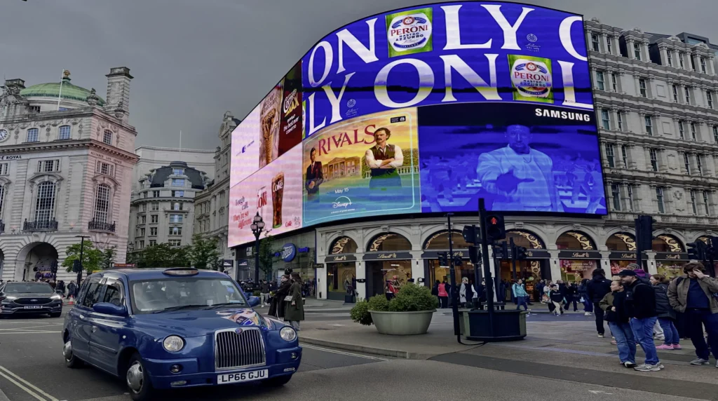Piccadilly Circus in London