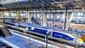 Travelling to London by train