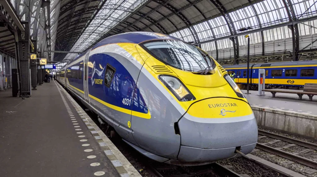 Travelling to London by train from the Netherlands