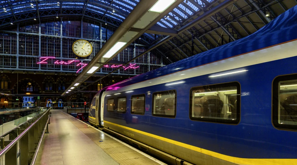 Travelling to London by train